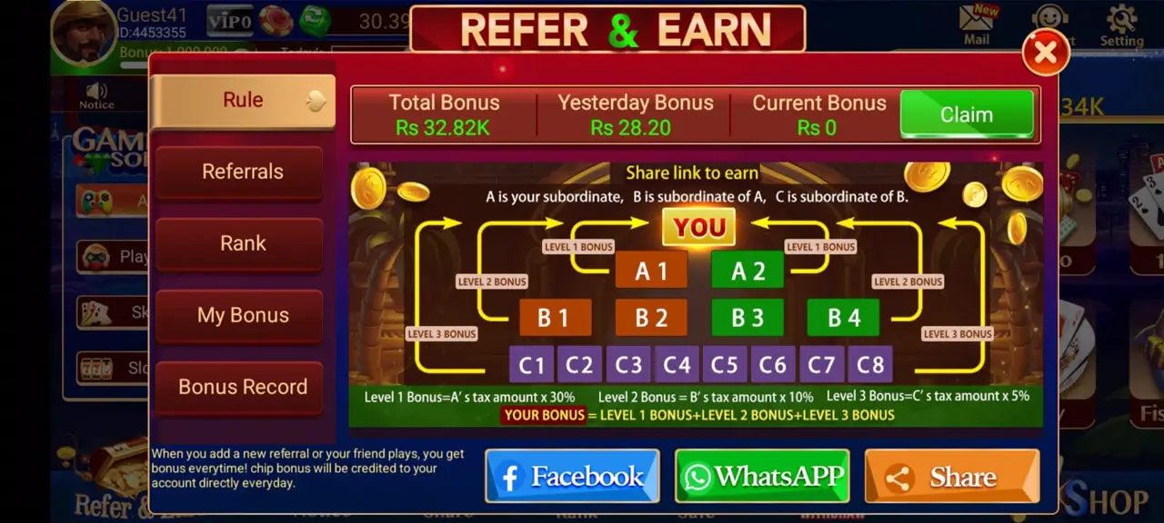 3Patti Union gameplay screenshot 2 — 3Patti Game on Android