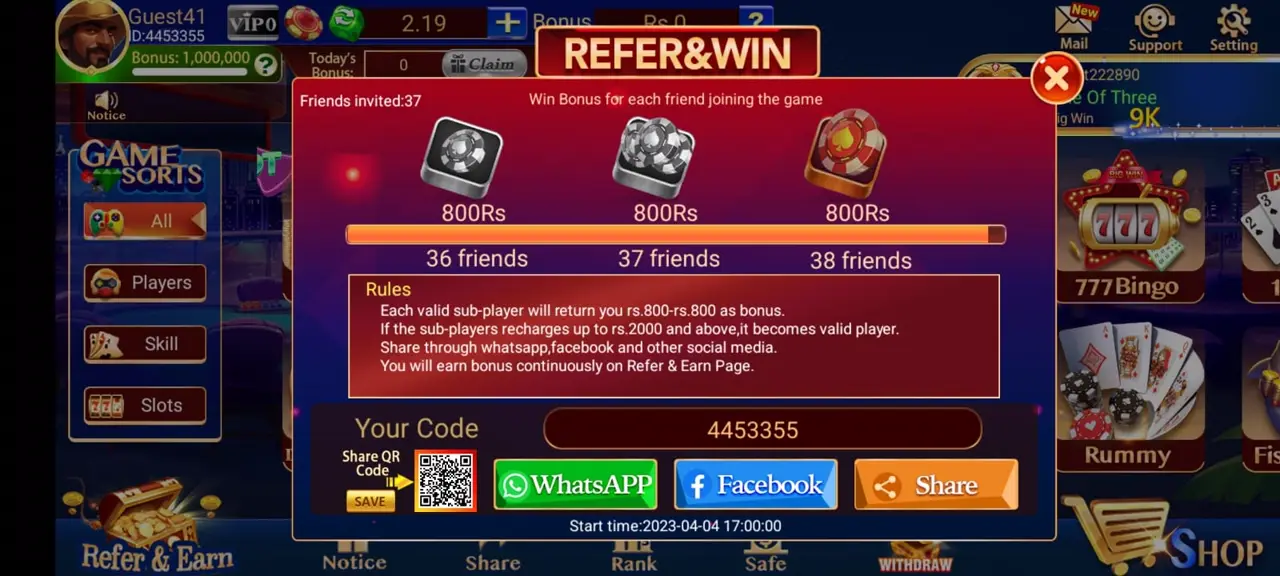 3Patti Union gameplay screenshot 3 — 3Patti Game on Android